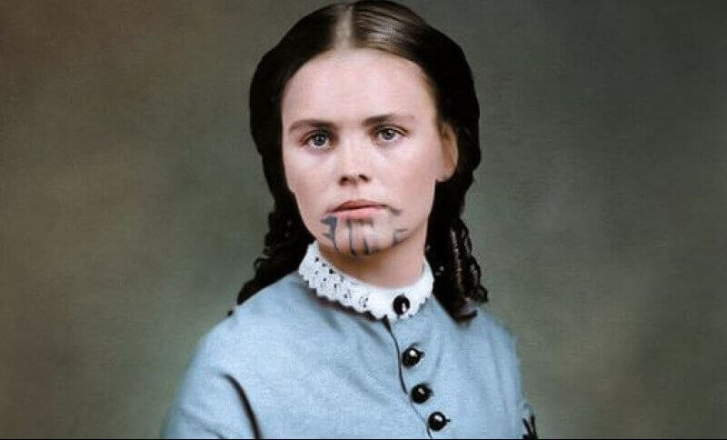 Olive Oatman, la femme au tatouage bleu et à la double captivité / La culture