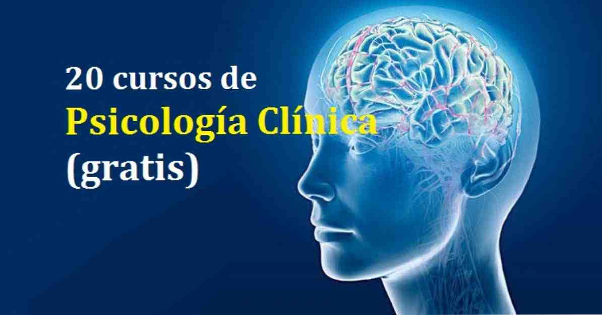 20 cursuri online privind psihologia clinică (gratuită) / psihologie