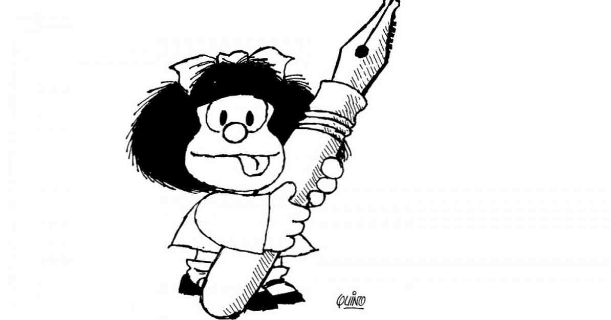 50 fraasi Mafalda täis huumorit, sotsiaalset kriitikat ja irooniat / Laused ja peegeldused