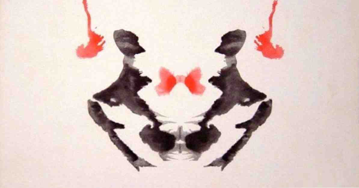 Rorschach inkblot testen / psykologi