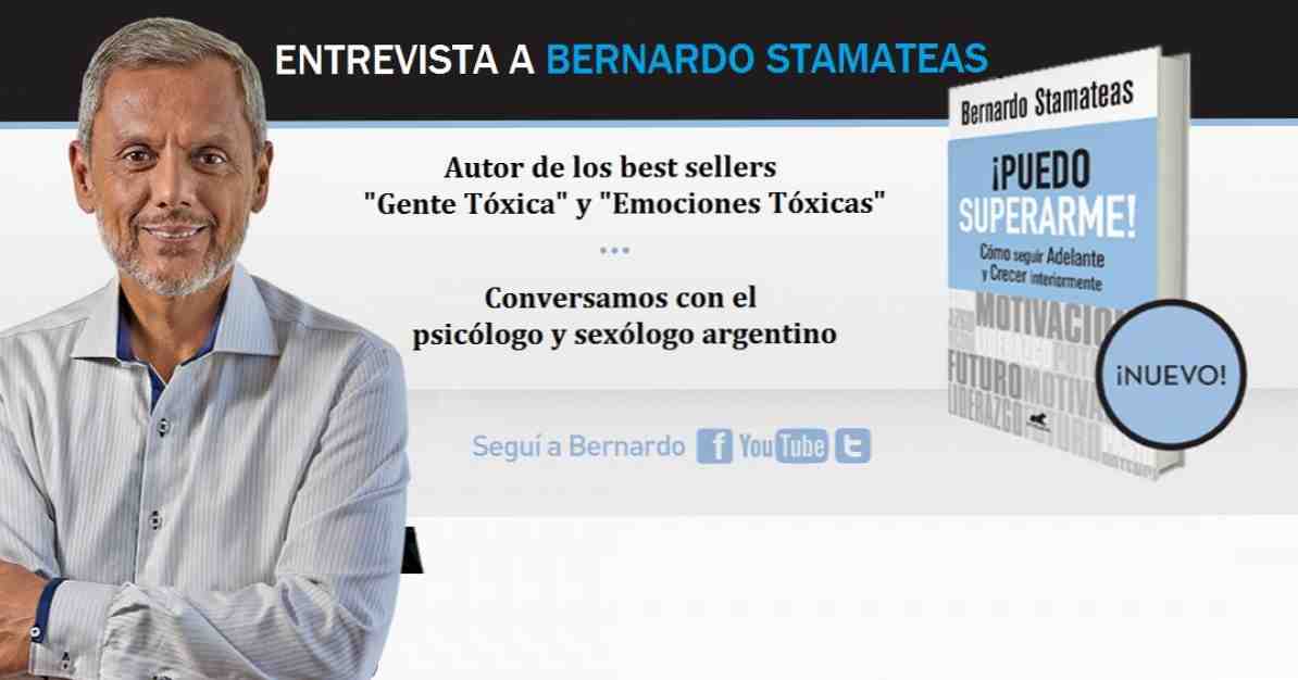 Interviu cu Bernardo Stamateas, autorul Gente Toxic