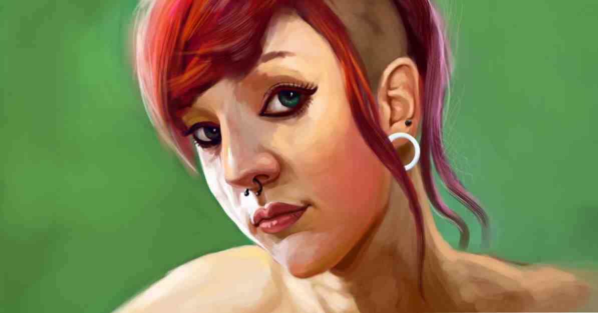 Stigmatofilia cítiť sexuálnu príťažlivosť pre tetovanie a piercing / pár