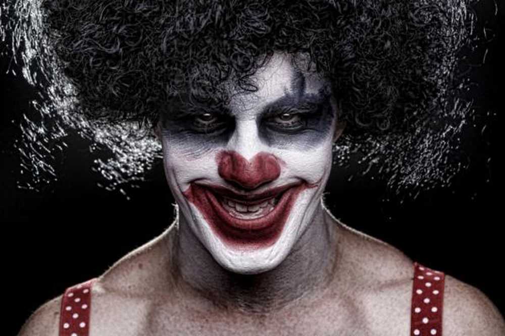 Fobija į klounus ar coulrophobia simptomus, priežastis ir gydymą