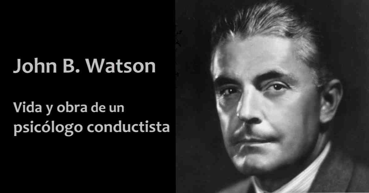 John B. Watson hidup dan kerja psikologi tingkah laku