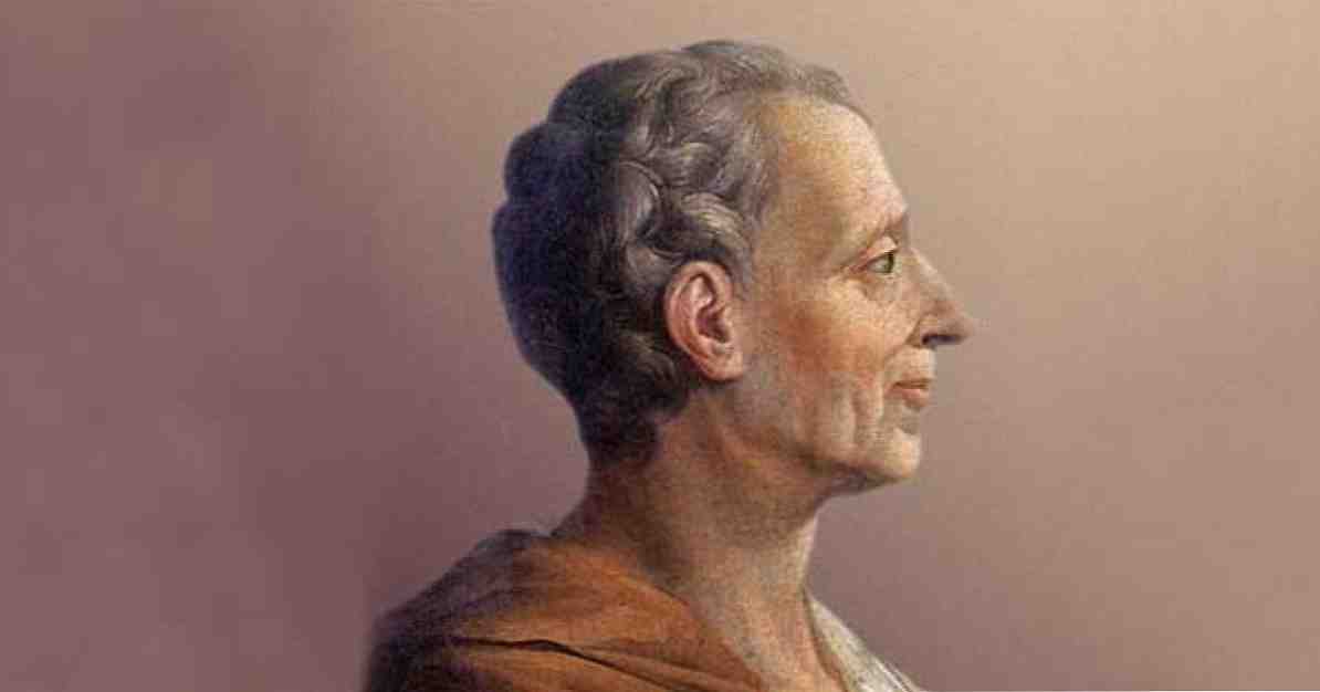 54 nejlepších citací z Montesquieu / Fráze a odrazy