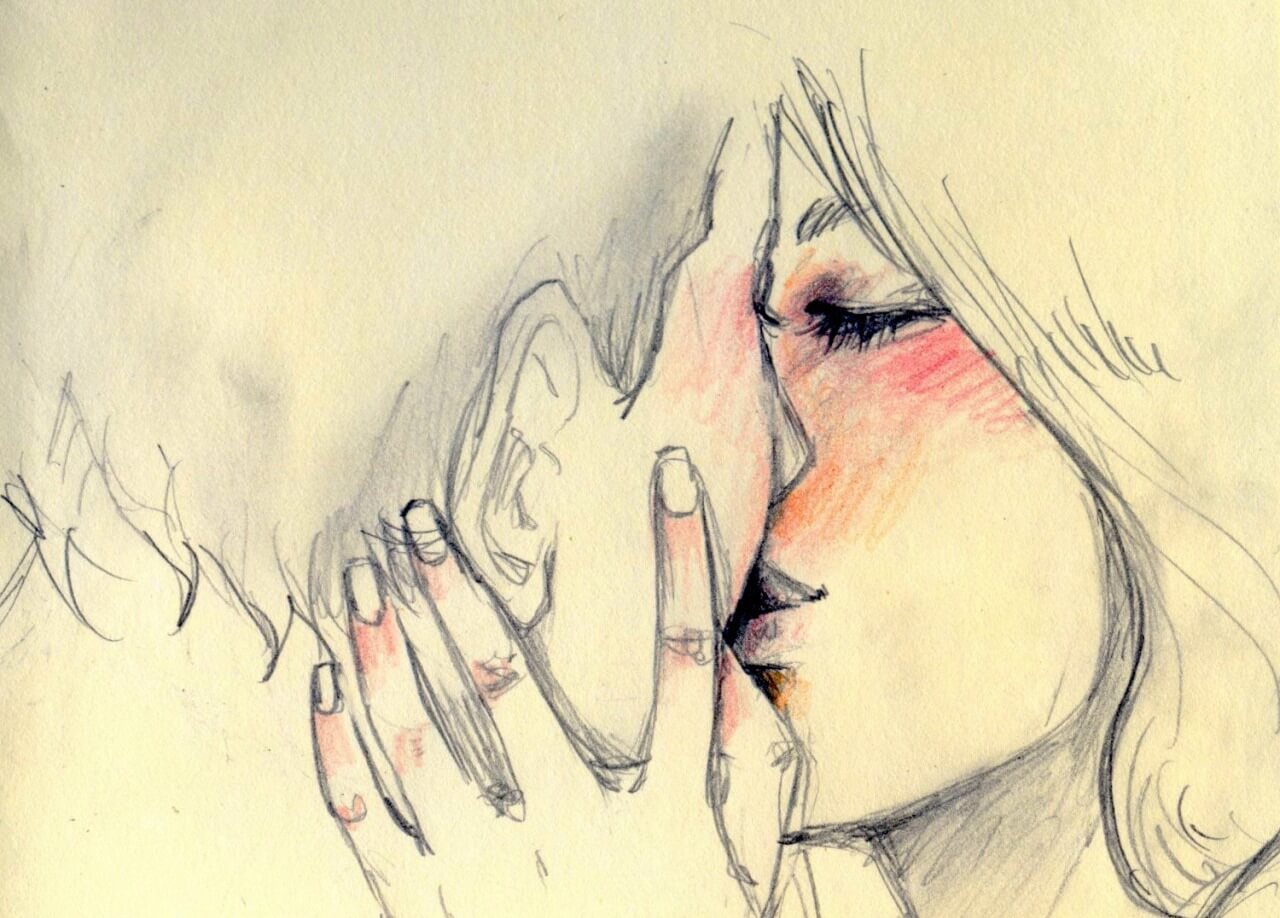 Рисунки поцелуев
