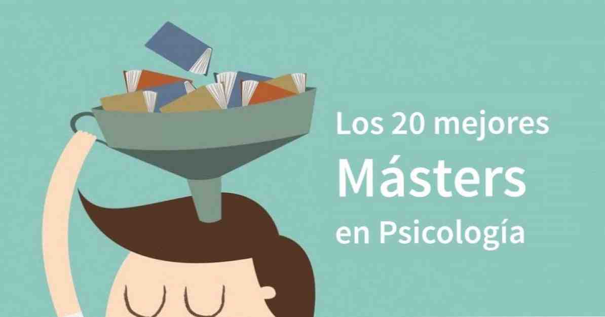 Os 20 melhores mestres em psicologia / Psicologia