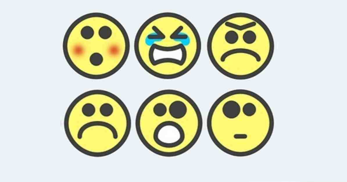 De 6 emoticons die we het minst graag voelen / psychologie
