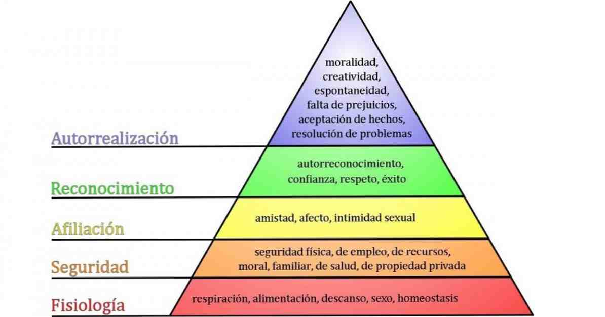 Maslow의 피라미드 인간의 필요 계층 구조 / 심리학