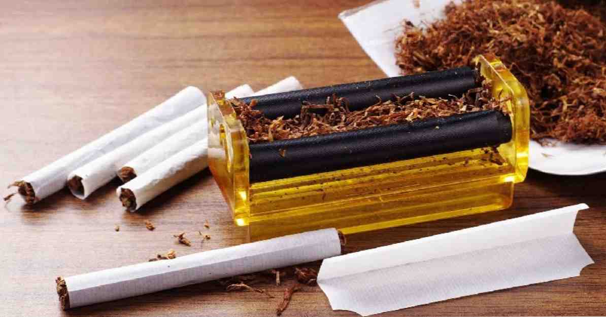 Tabakrollen ist weniger schädlich als eine Zigarette?