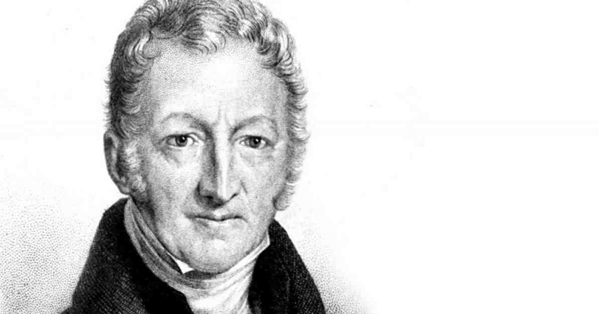 Thomas Malthus biografi om denna forskare i politisk ekonomi