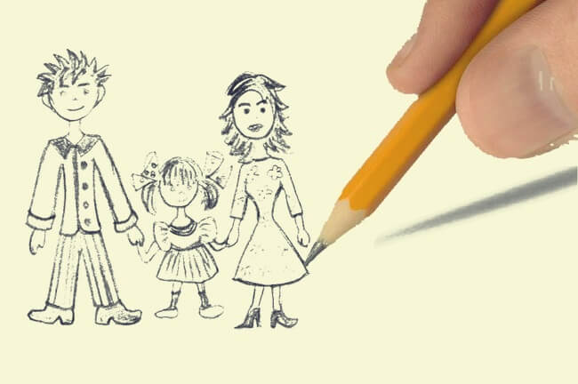 Test kresby rodiny, zajímavá projektivní technika / Psychologie
