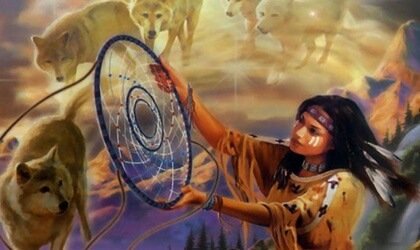 Dreamcatcher, en vacker Lakota legend / kultur